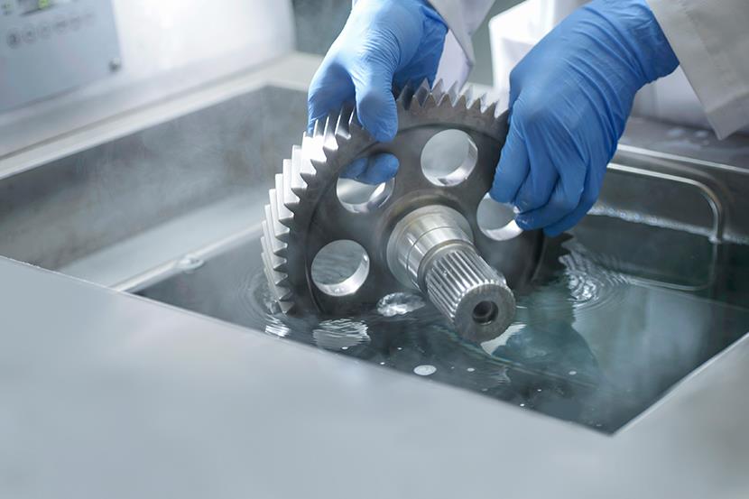 Wastewater from Machined Parts Cleaning